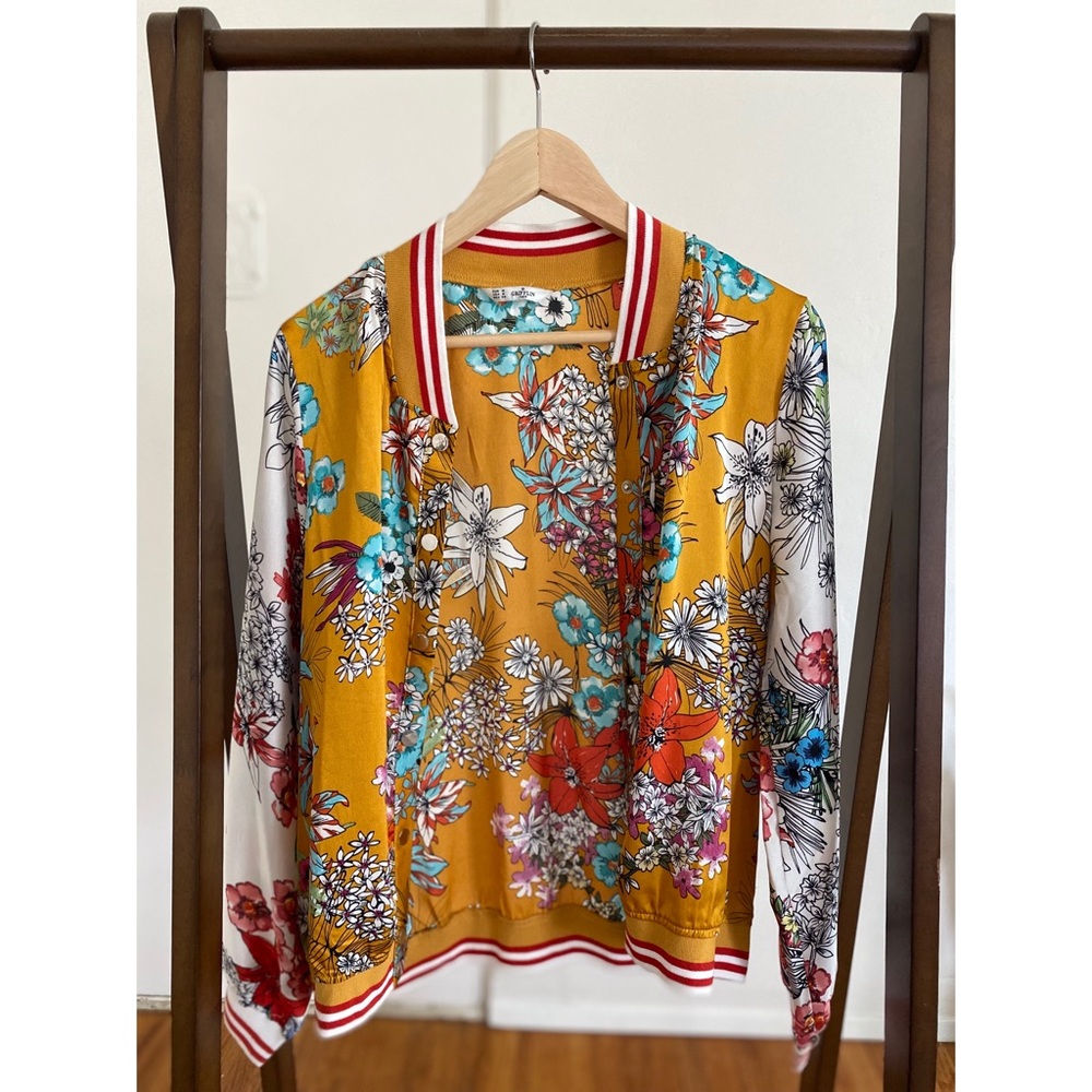 Silky bomber jacket